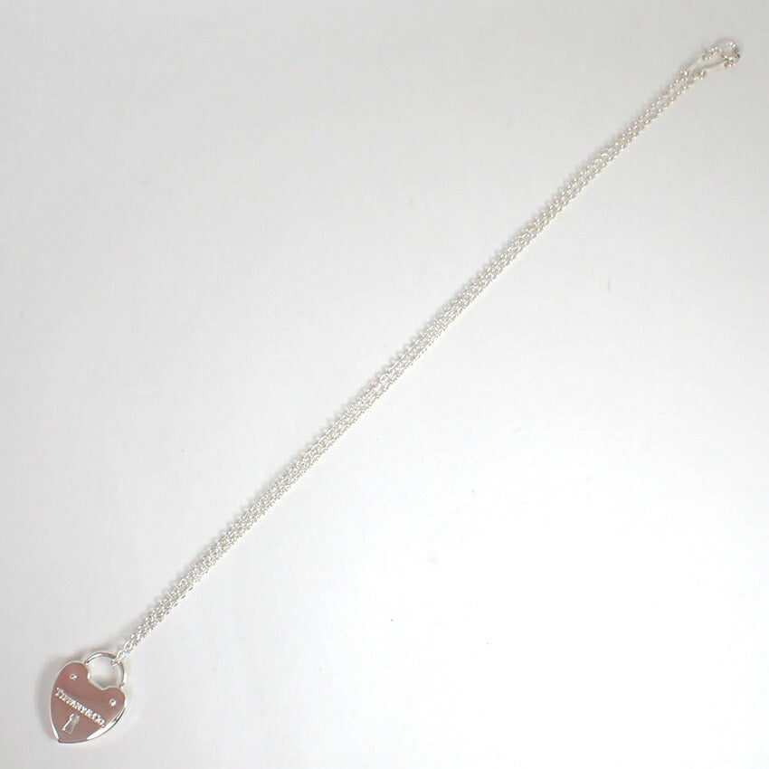 【中古】TIFFANY/ティファニー 925 ハートロック ペンダント/ネックレス/j228-6