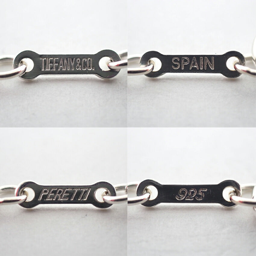 【中古】TIFFANY/ティファニー 925 ハートロック ペンダント/ネックレス/j228-6