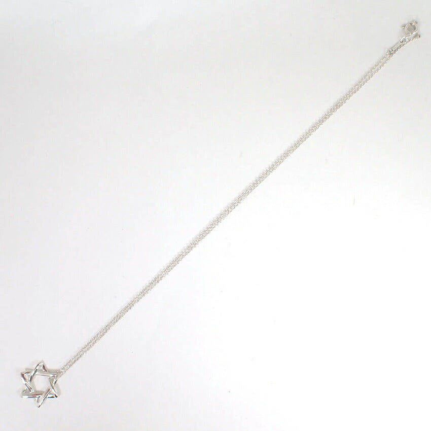 【中古】TIFFANY/ティファニー 925 スターオブダビデ ペンダント/ネックレス/j228-8