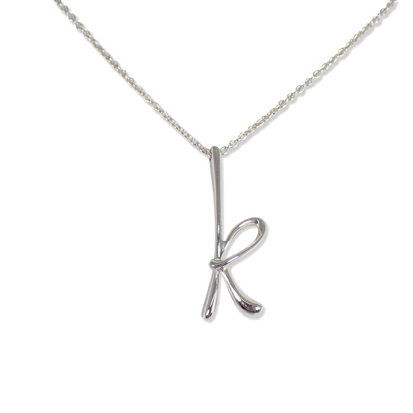 【中古】TIFFANY/ティファニー 925 イニシャル/K ペンダント/ネックレス/j228-9