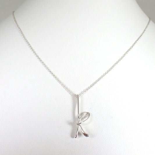 【中古】TIFFANY/ティファニー 925 イニシャル/K ペンダント/ネックレス/j228-9
