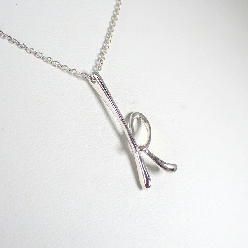 【中古】TIFFANY/ティファニー 925 イニシャル/K ペンダント/ネックレス/j228-9