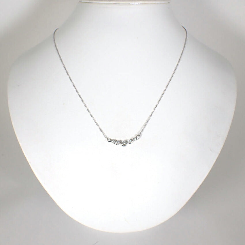 【中古】NINA RICCI/ニナリッチ Pt900/Pt850 ダイヤモンド ペンダント/ネックレス//j229-10
