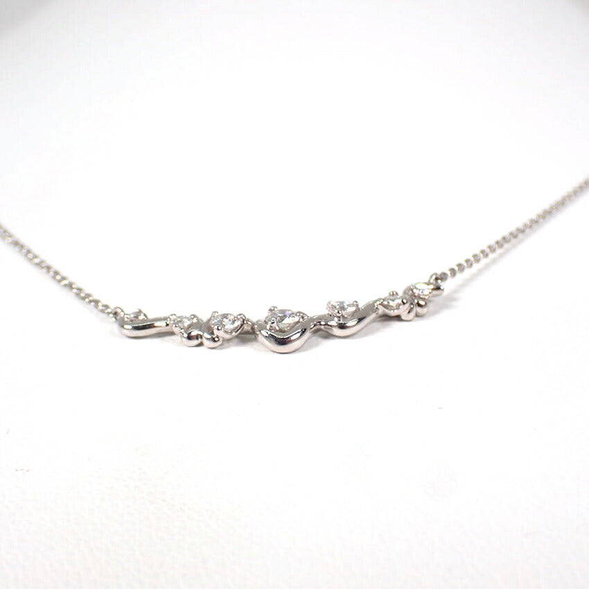 【中古】NINA RICCI/ニナリッチ Pt900/Pt850 ダイヤモンド ペンダント/ネックレス//j229-10