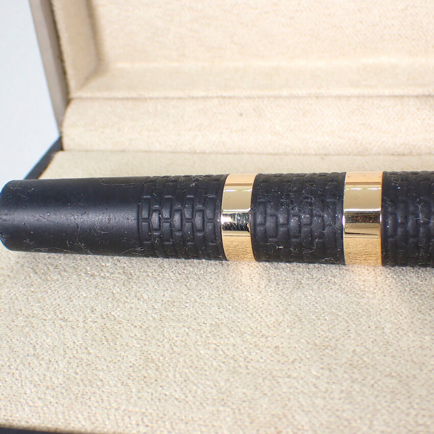 【中古】PARKER/パーカー 万年筆  インジェニュイティ ブラックラバー＆メタル/j229-1