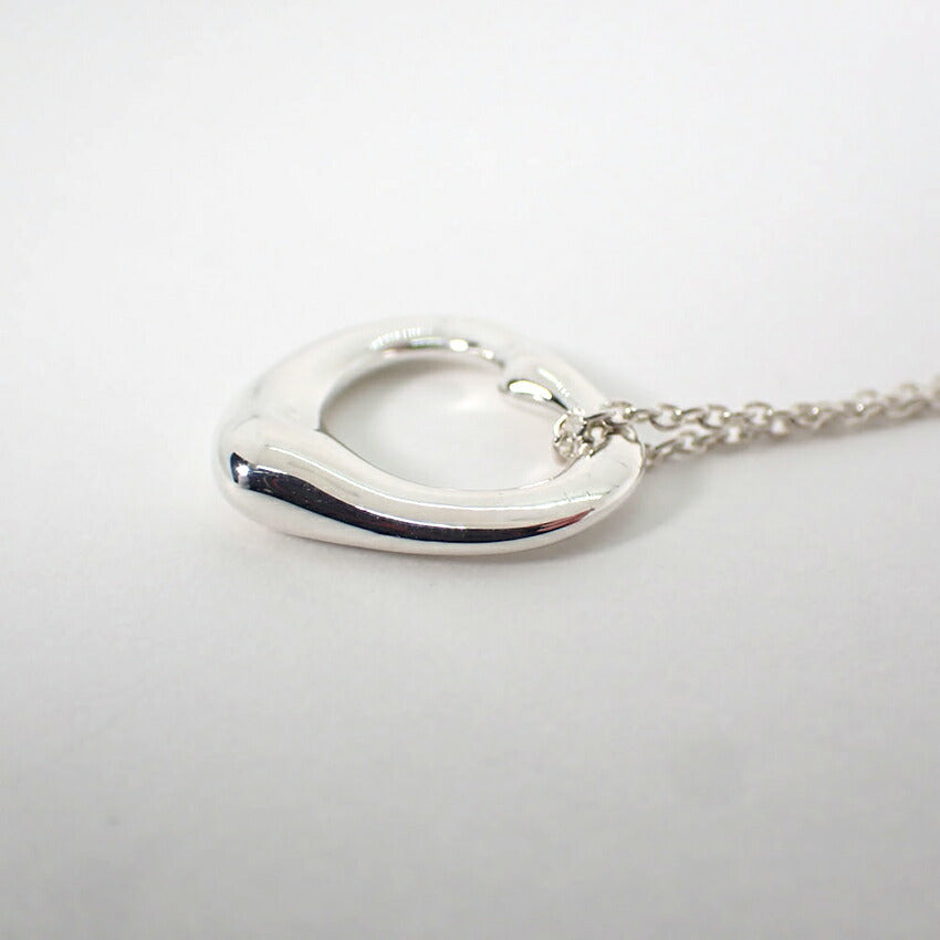 【中古】TIFFANY/ティファニー 925 オープンハート ペンダント/ネックレス/j230-11