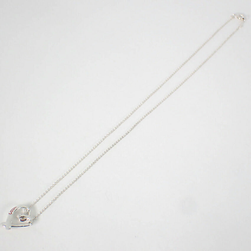 【中古】TIFFANY/ティファニー 925 ラビングハート レッドエナメル LOVE ペンダント/ネックレス/j230-12