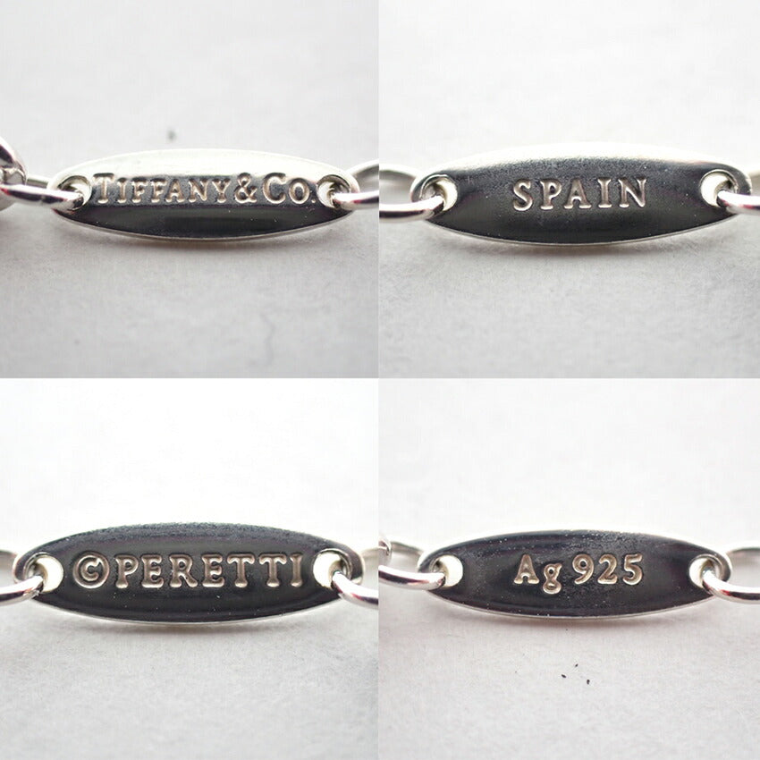 【中古】TIFFANY/ティファニー 925 オープンハート ペンダント/ネックレス/j230-1