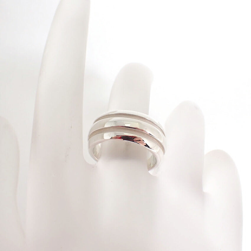 【中古】TIFFANY/ティファニー 925 ダブルライン リング /11.5号/j230-3