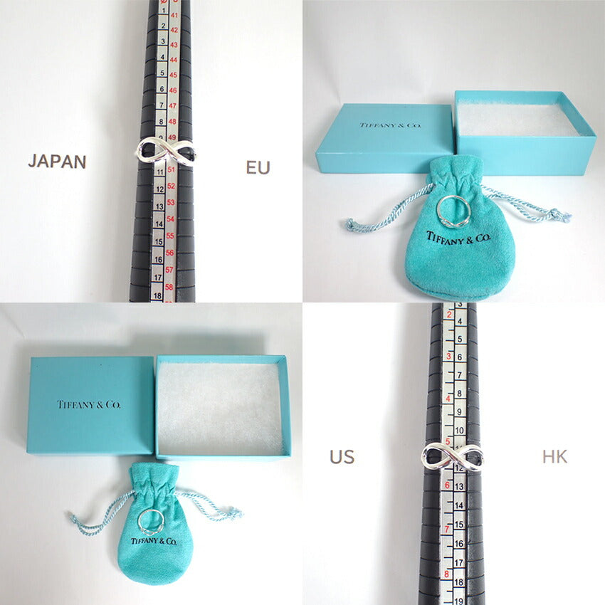【中古】TIFFANY/ティファニー 925 インフィニティ リング /10号/j230-4