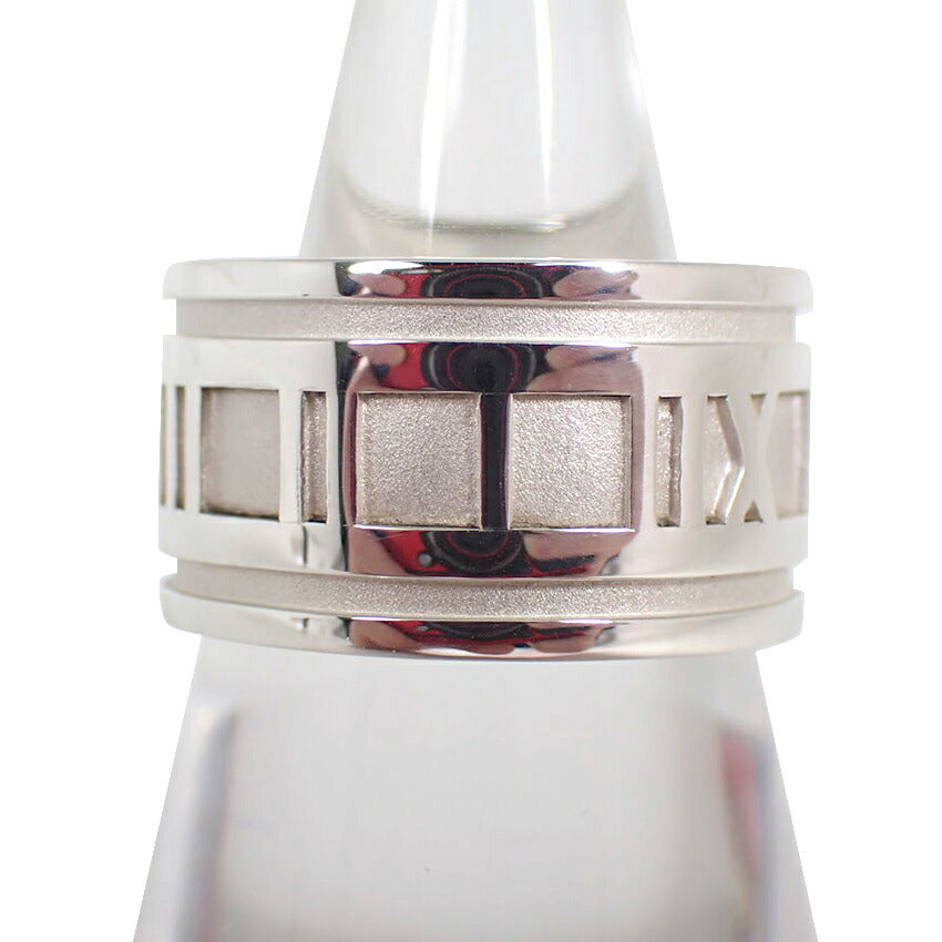 【中古】TIFFANY/ティファニー 925 アトラス ワイド リング /15号/j230-5