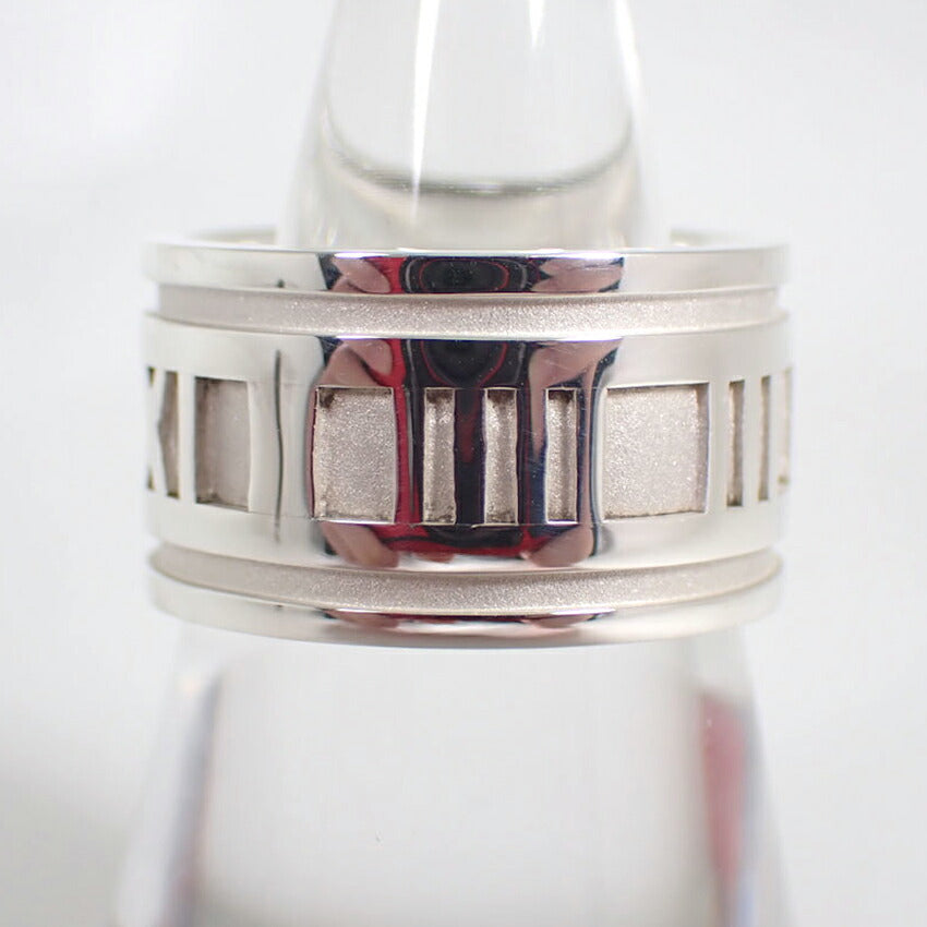 【中古】TIFFANY/ティファニー 925 アトラス ワイド リング /15号/j230-5