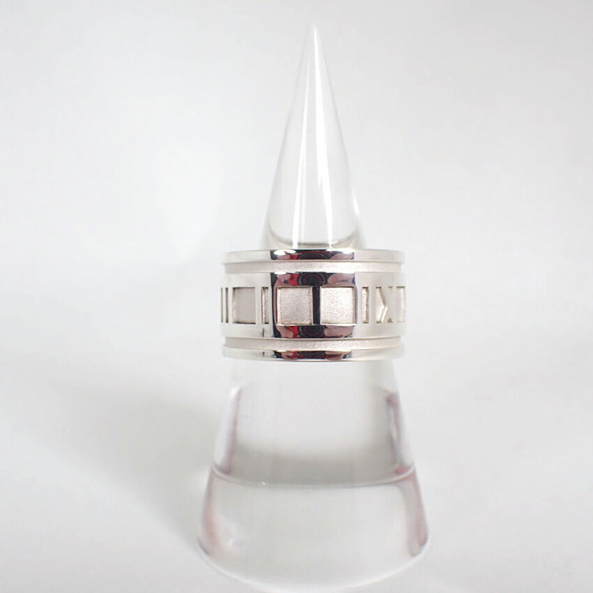 【中古】TIFFANY/ティファニー 925 アトラス ワイド リング /15号/j230-5