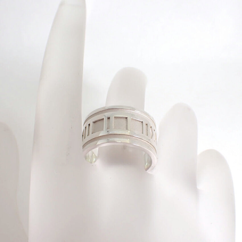 【中古】TIFFANY/ティファニー 925 アトラス ワイド リング /15号/j230-5