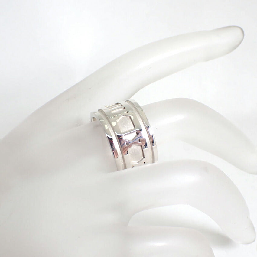 【中古】TIFFANY/ティファニー 925 アトラス ワイド リング /15号/j230-5