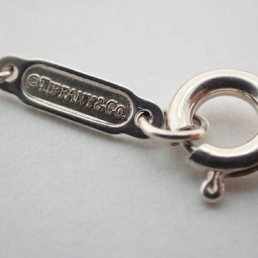 【中古】TIFFANY/ティファニー 925/メタル リターントゥハート ダブルチェーン ブレスレット/j230-8