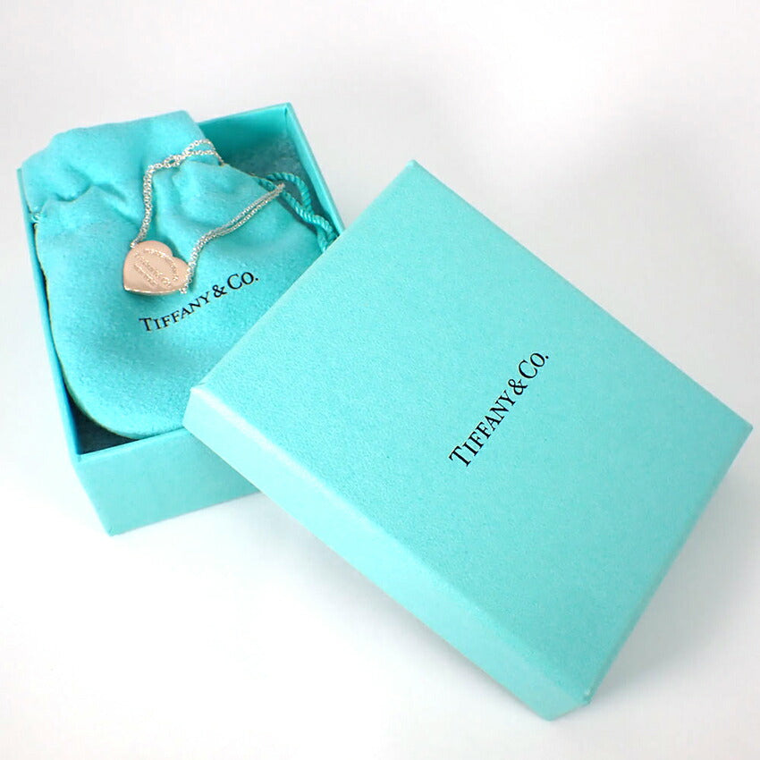【中古】TIFFANY/ティファニー 925/メタル リターントゥハート ダブルチェーン ブレスレット/j230-8