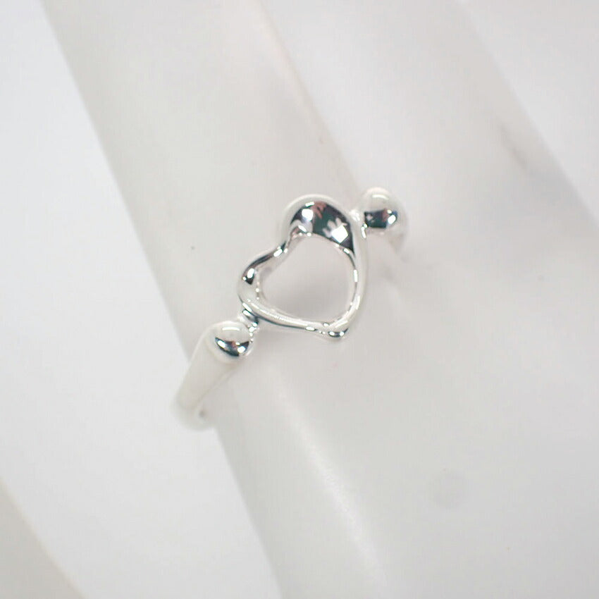 【中古】TIFFANY/ティファニー 925 オープンハート リング /13号/j231-11