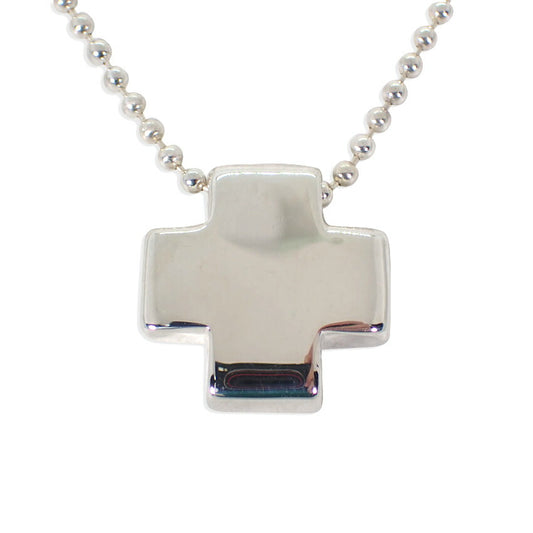 【中古】TIFFANY/ティファニー 925 ローマンクロス ペンダント/ネックレス/j231-5