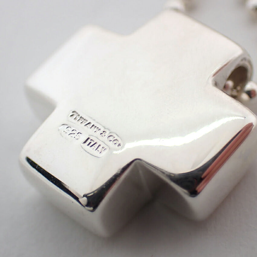 【中古】TIFFANY/ティファニー 925 ローマンクロス ペンダント/ネックレス/j231-5