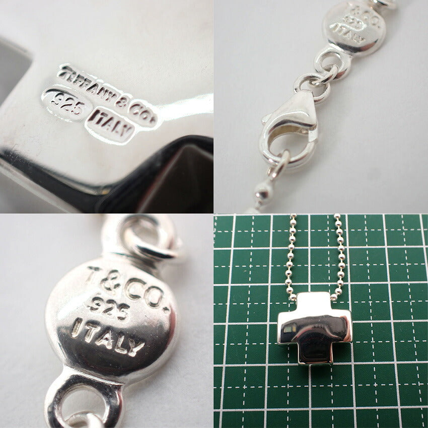 【中古】TIFFANY/ティファニー 925 ローマンクロス ペンダント/ネックレス/j231-5