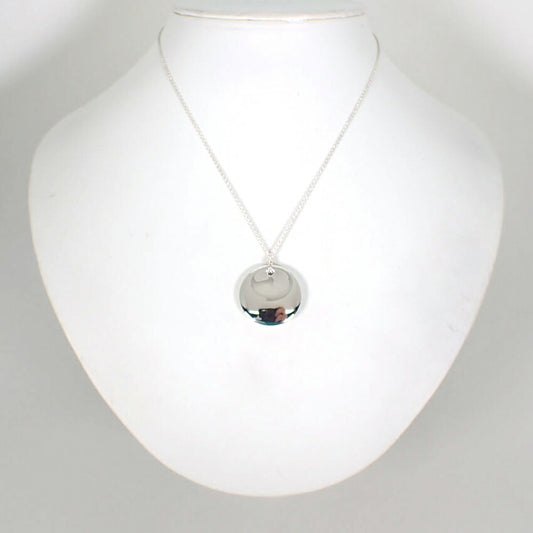 【中古】TIFFANY/ティファニー 925 ラウンド ペンダント/ネックレス/j231-7