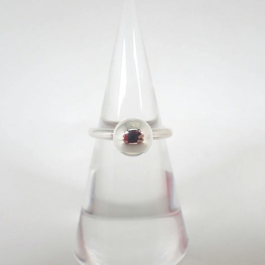 【中古】TIFFANY/ティファニー 925/750 ボール  リング /9号/j232-12