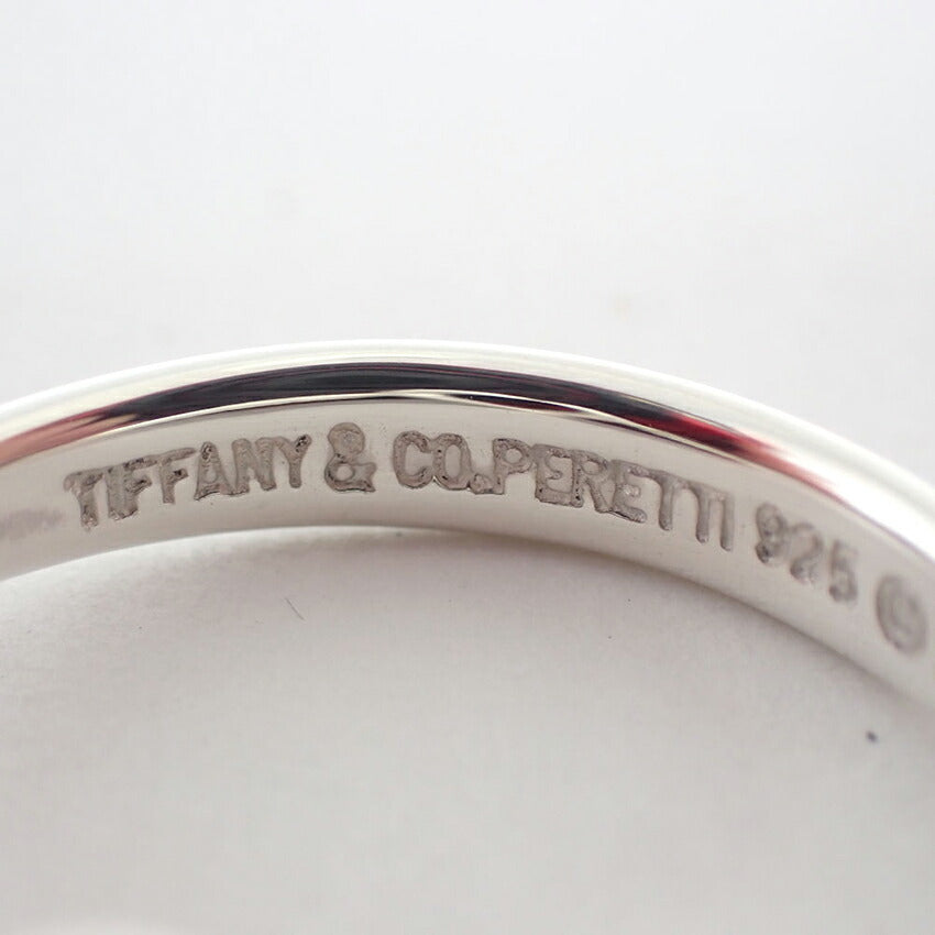 【中古】TIFFANY/ティファニー 925 オープンハート リング/14号/j232-1