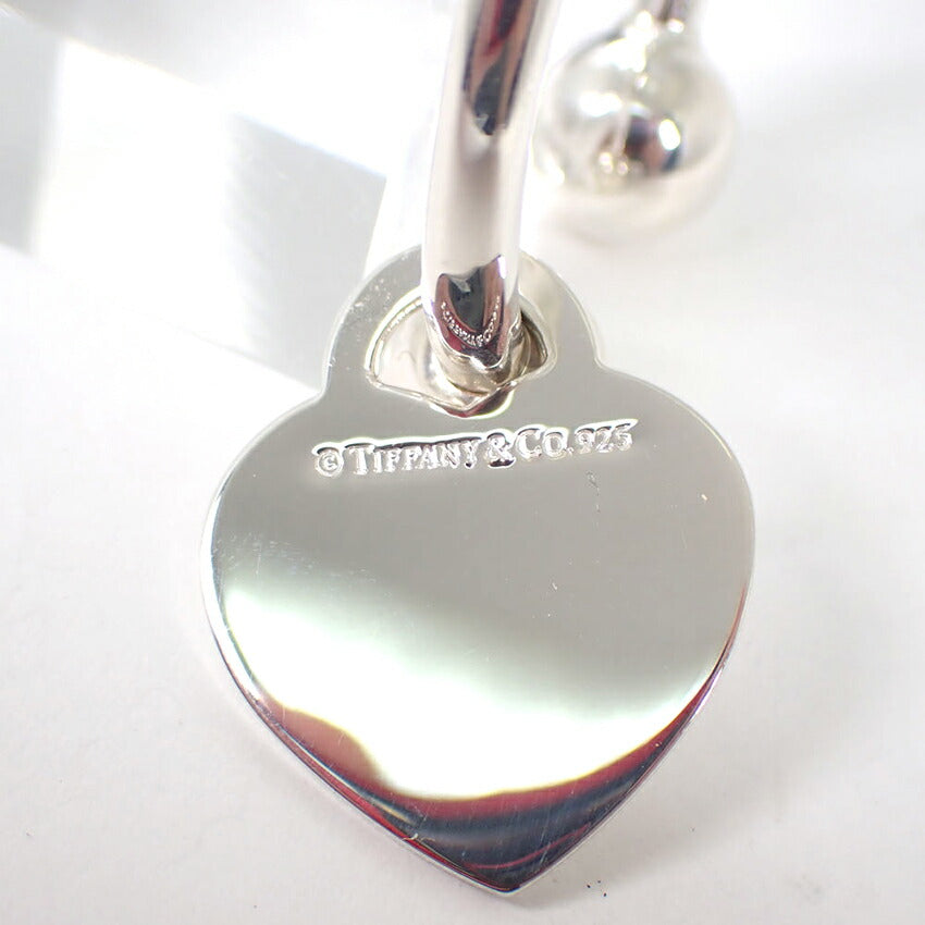 【中古】TIFFANY/ティファニー 925 ハートタグ付き キーリング/j232-4