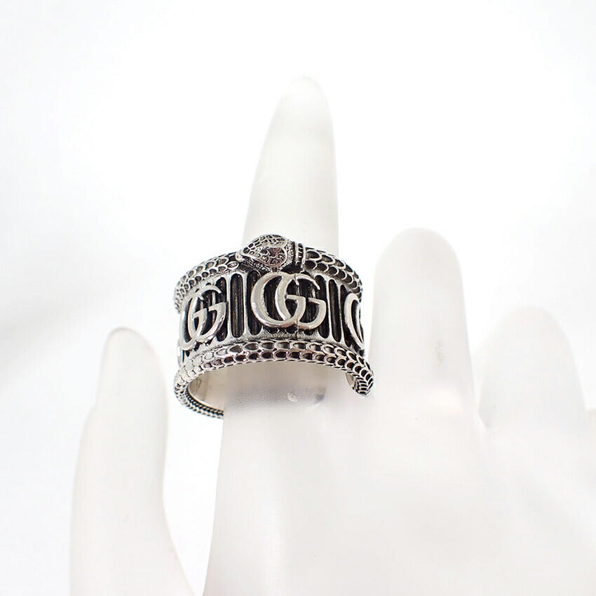 【中古】GUCCI/グッチ 925 スネーク リング /16号/j232-5