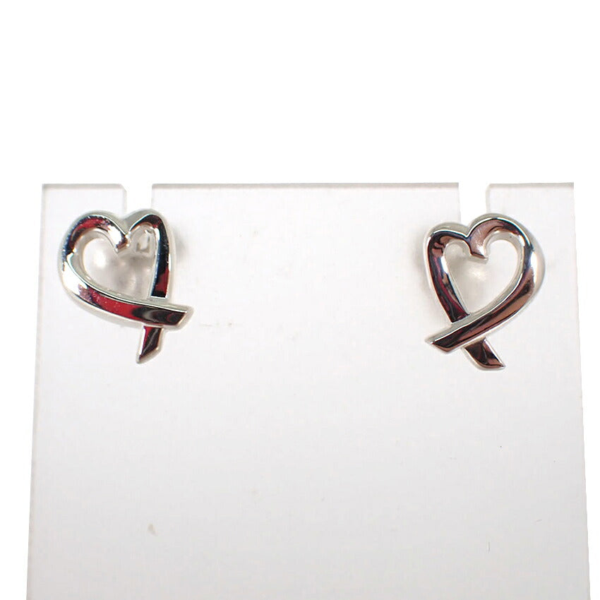 【中古】TIFFANY/ティファニー 925 ラビングハート ピアス/j233-11