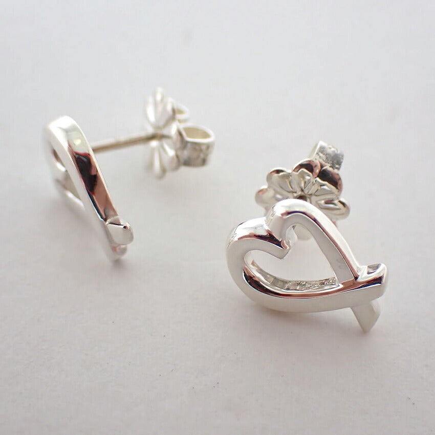 【中古】TIFFANY/ティファニー 925 ラビングハート ピアス/j233-11
