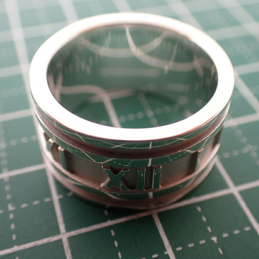 【中古】TIFFANY/ティファニー 925 アトラス ワイドリング /16号/j233-13