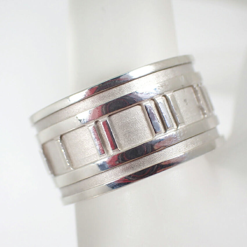 【中古】TIFFANY/ティファニー 925 アトラス ワイドリング /16号/j233-13