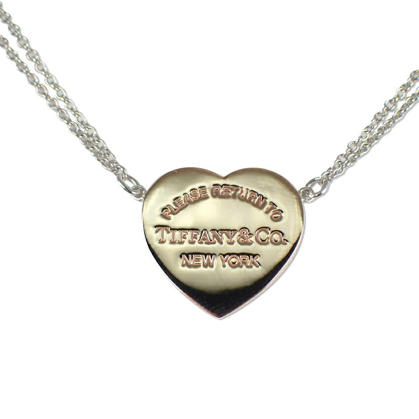 【中古】TIFFANY/ティファニー 925/メタル リターントゥティファニー ハートタグ ペンダント/j233-3