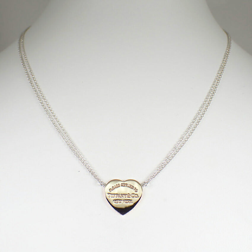 【中古】TIFFANY/ティファニー 925/メタル リターントゥティファニー ハートタグ ペンダント/j233-3