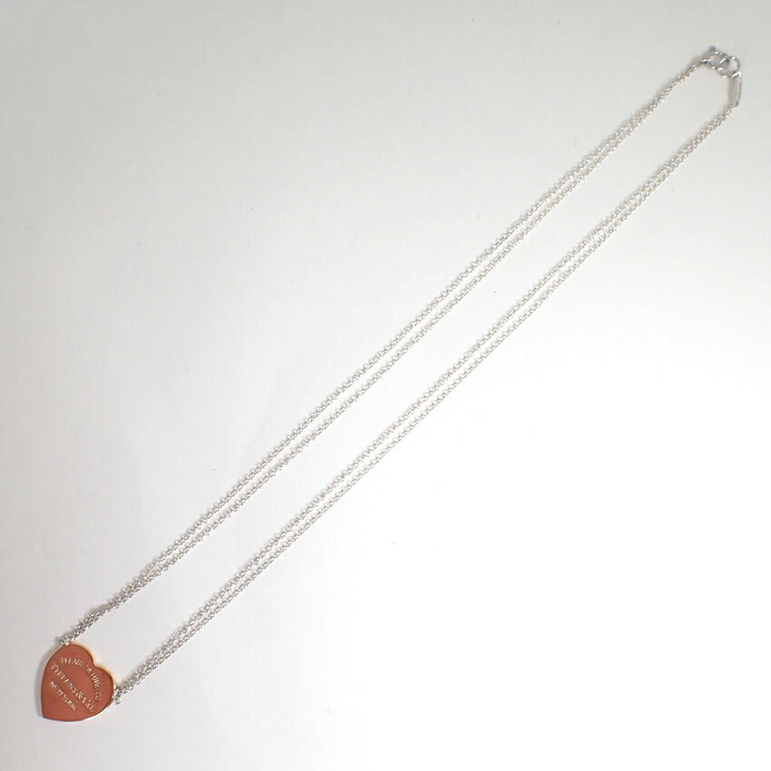 【中古】TIFFANY/ティファニー 925/メタル リターントゥティファニー ハートタグ ペンダント/j233-3