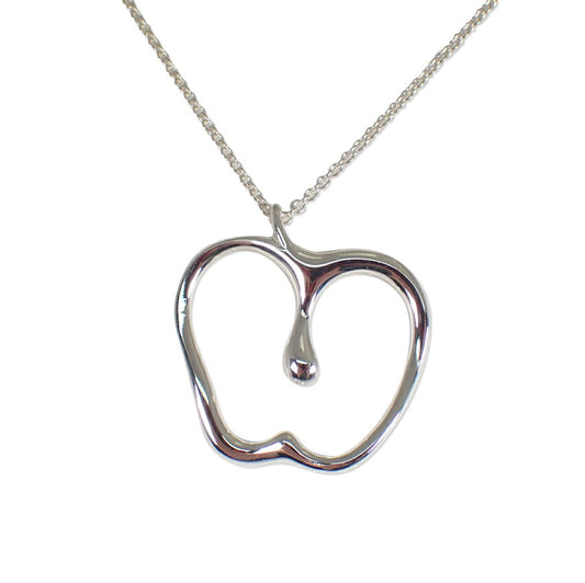 【中古】TIFFANY/ティファニー 925 アップル ロング ペンダント/ネックレス/j233-4