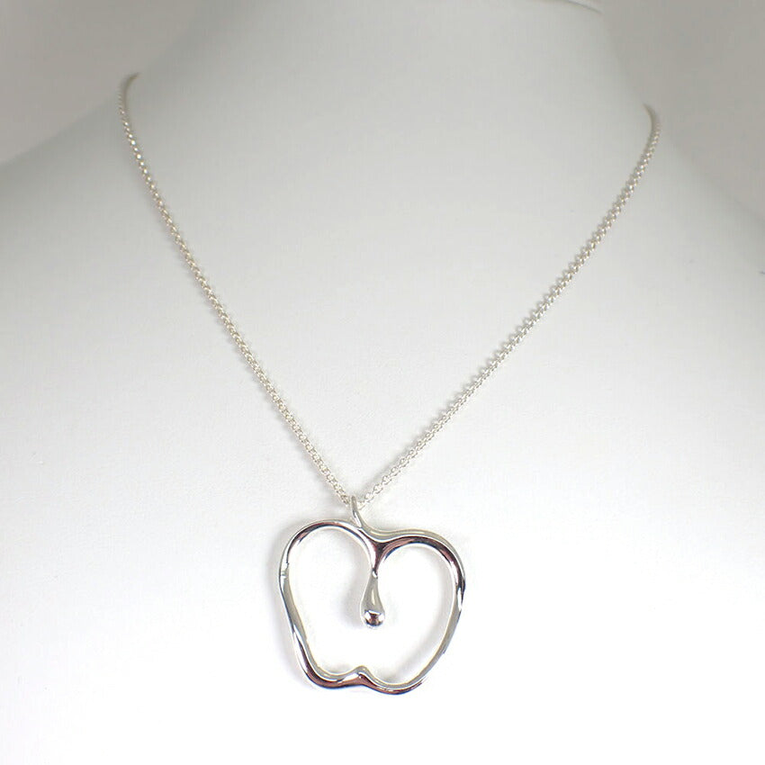 【中古】TIFFANY/ティファニー 925 アップル ロング ペンダント/ネックレス/j233-4