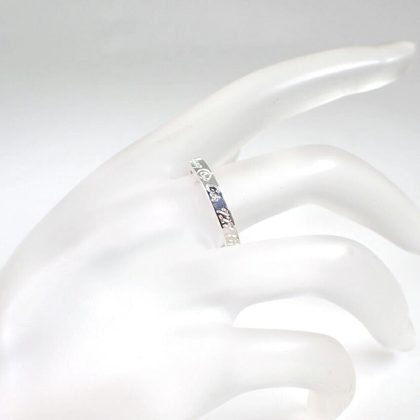 【中古】TIFFANY/ティファニー 925 ノーツ リング /14号/j233-5