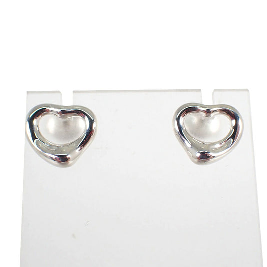 【中古】TIFFANY/ティファニー 925 オープンハート ピアス/j233-7
