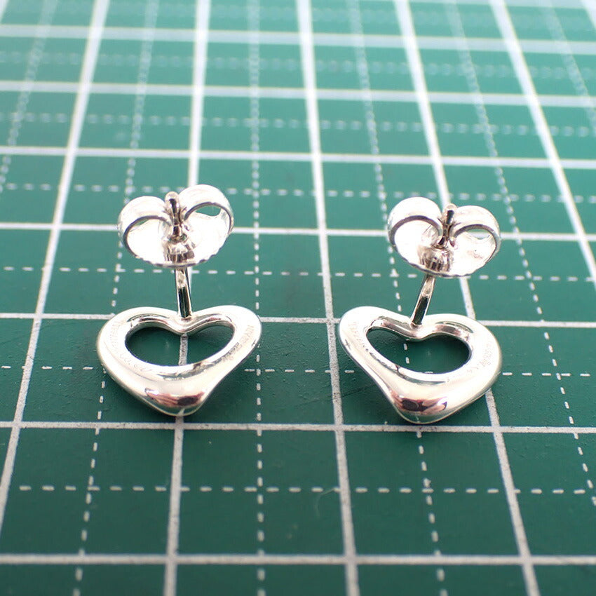 【中古】TIFFANY/ティファニー 925 オープンハート ピアス/j233-7