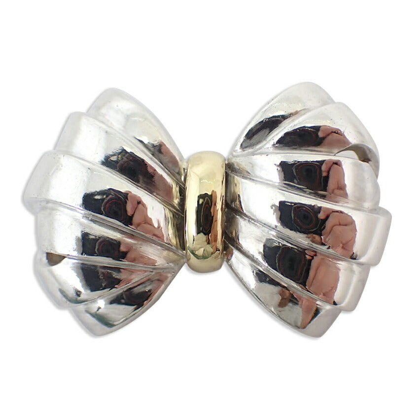 【中古】TIFFANY/ティファニー/925/750/リボン/ブローチ/j234-11