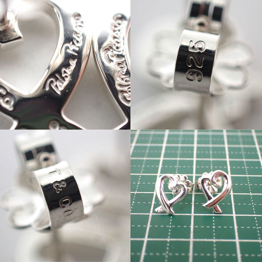 【中古】TIFFANY/ティファニー 925 ラビングハート ピアス/j234-1