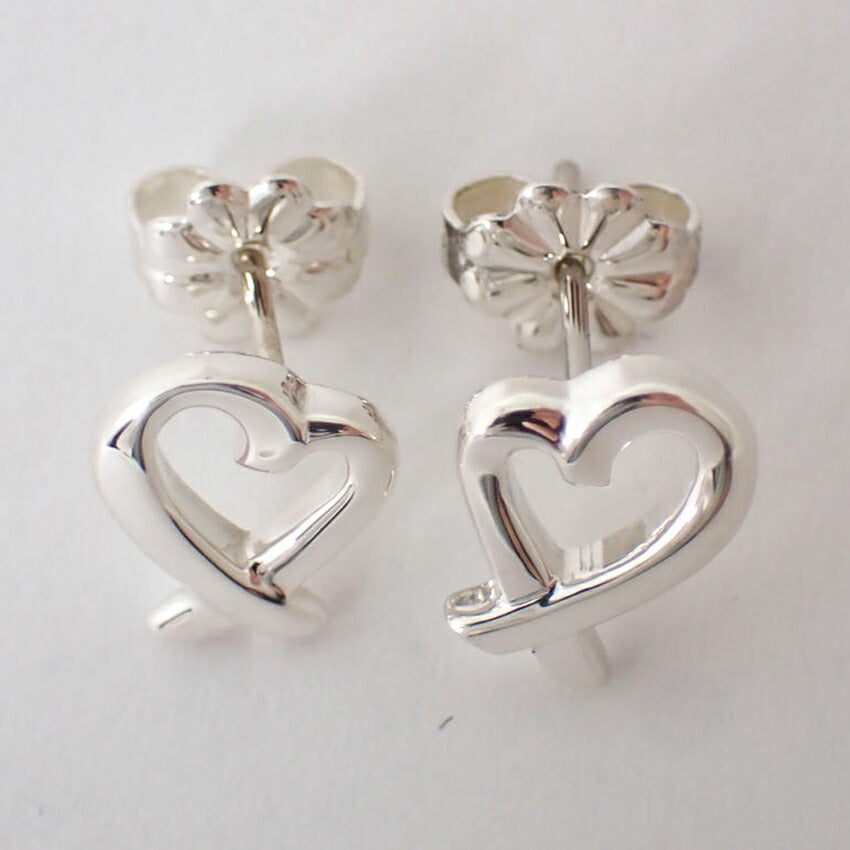 【中古】TIFFANY/ティファニー 925 ラビングハート ピアス/j234-1