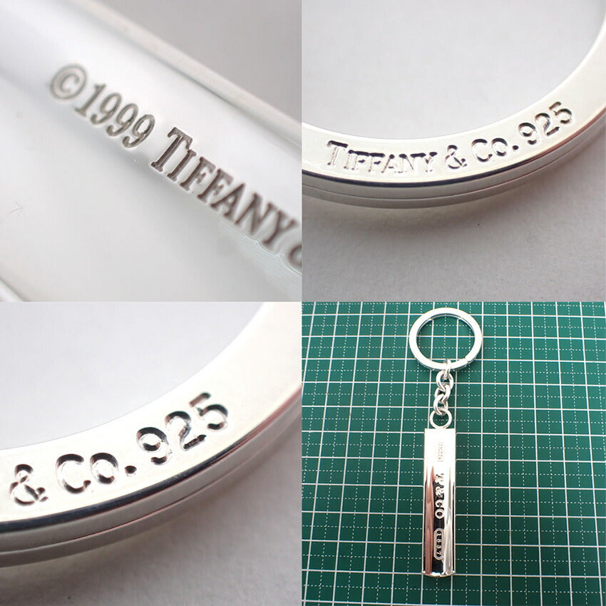 【中古】TIFFANY/ティファニー 925 1837 キーリング/キーホルダー/j234-5