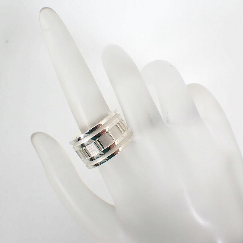 【中古】TIFFANY/ティファニー 925 アトラス ワイド リング /14号/j234-7