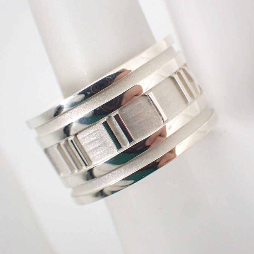 【中古】TIFFANY/ティファニー 925 アトラス ワイド リング /14号/j234-7