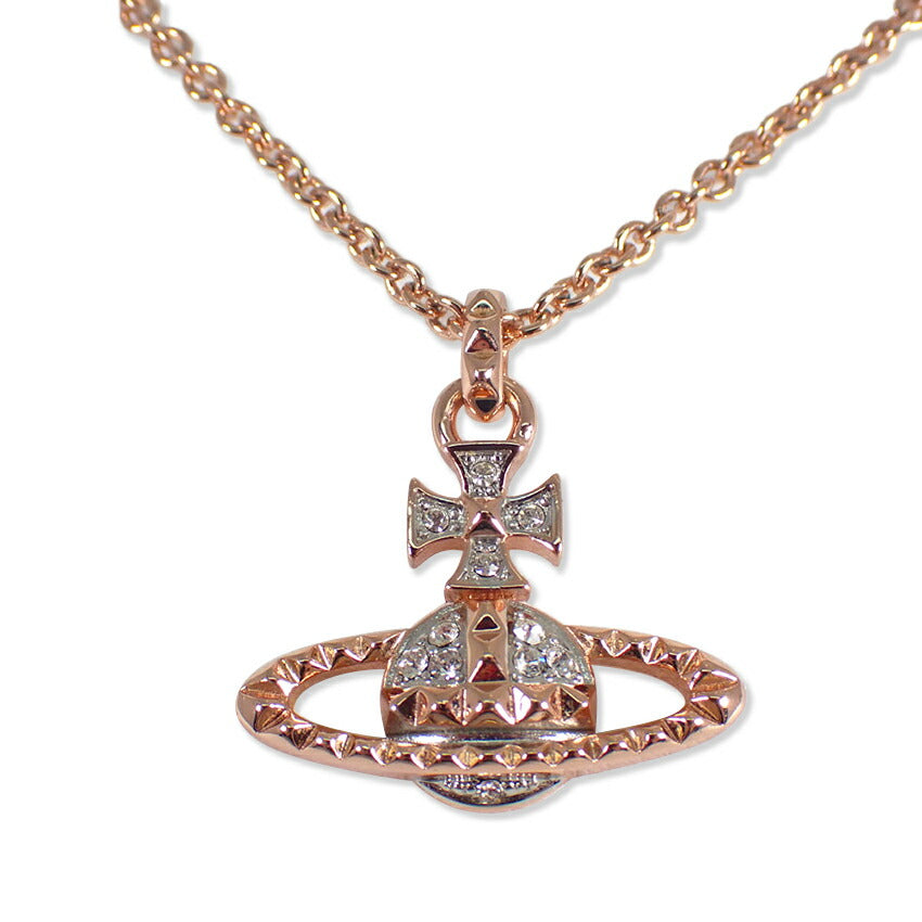 【中古】Vivienne Westwood/ヴィヴィアンウエストウッド ラインストーンオーブ ペンダント/ネックレス/j235-10