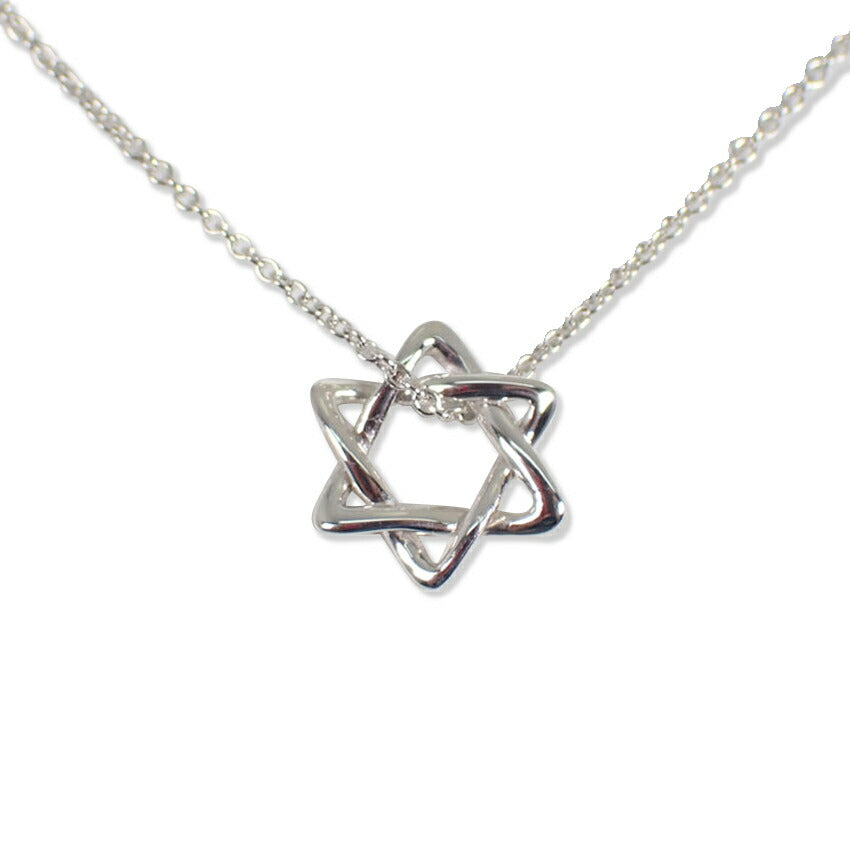 【中古】TIFFANY/ティファニー 925 スターオブダビデ ペンダント/ネックレス/j235-1